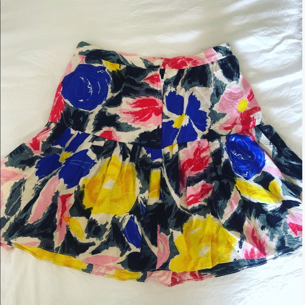 Floral colored skirt by Furst of a Kind- NWT